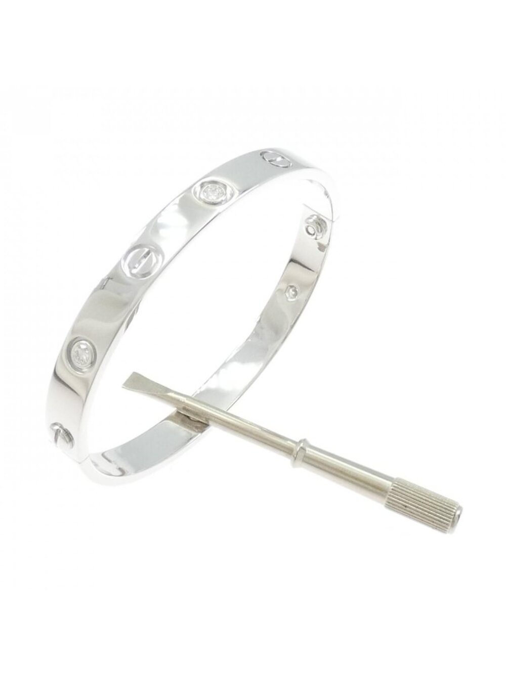 Cartier Love Bracelet Half Diamond